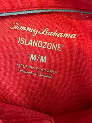 Tommy Bahama IslandZone Men's Red Polo Shirt M Medium