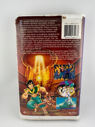Aladdin and the King of Thieves VHS Disney Masterpiece Collection Tested Works
