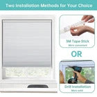 Cordless Blackout Cellular 27x72" Honeycomb Window Blinds Room Darkening White