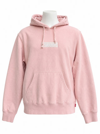 Supreme Pink Box Logo Hoodie Sweatshirt XXL