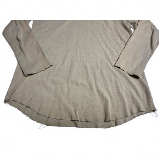 Rawgear Beige Long Sleeve Cotton Blend Shirt Large