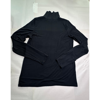 American Eagle Soft & Sexy Turtleneck Top Women's M Black Long Sleeve Stretch