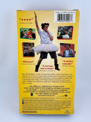 Ace Ventura Pet Detective VHS 1994 Jim Carrey Comedy Warner Home Video Tested