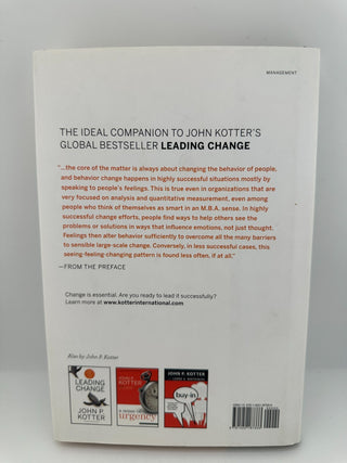 The Heart of Change Kotter Cohen Hardcover HBR Leadership Management Book