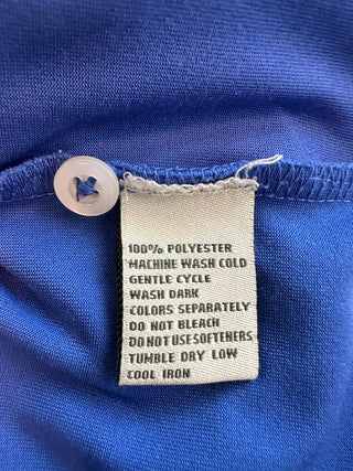 Donald Ross Men's Medium Blue Polo Shirt Classic Casual Golf