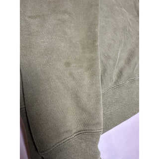 Champion Reverse Weave Hoodie Men’s Large Olive Green Pullover Logo Sweatshirt