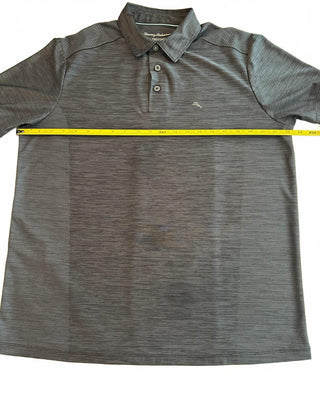 Tommy Bahama IslandZone Men's Gray Polo Shirt Medium