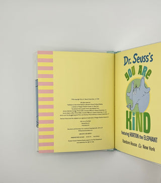 💚 Dr. Seuss's YOU ARE KIND, Featuring Horton the Elephant 🐘 | Hardcover 2018