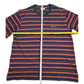OBEY Men’s XL Striped Long Sleeve Shirt Multicolor 100% Cotton Fair Trade