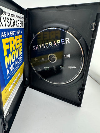 Skyscraper DVD 2018 Dwayne Johnson w/ Slipcover Promo Copy FAST SHIPPING