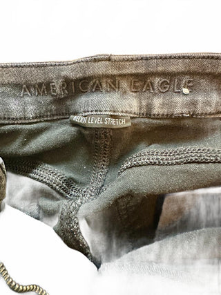 American Eagle Black High Rise Legging Jeans with Zipper