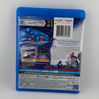 Disney Aladdin Diamond Edition Blu-ray DVD 2-Disc Combo 2015 Robin Williams