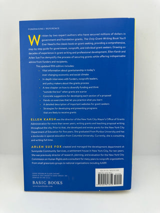 Grant-Writing Book 5th Ed Karsh Fox NEW Grants Guide