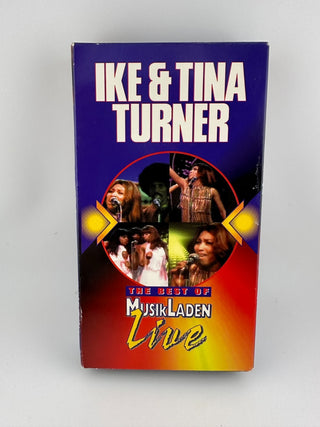 Ike & Tina Turner VHS 1999 The Best of MusikLaden Live Artists - RARE FIND!