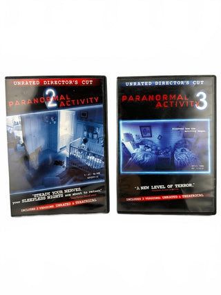 Paranormal Activity 2 & Paranormal Activity 3 Unrated Director's Cut DVD Set