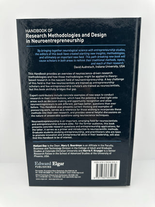 Neuroentrepreneurship Research Methodologies Handbook 2017