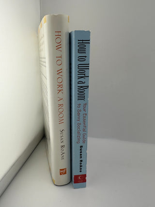 How to Work a Room Susan RoAne 2 Book Lot Networking
