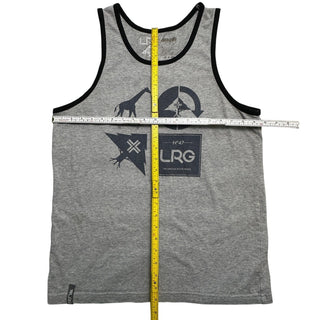 LRG Lifted Research Group Graphic Tank Top Gray Black Men’s XL Streetwear