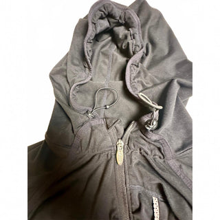 ASICS Men's Black Full Zip Hooded Running Jacket Size Medium