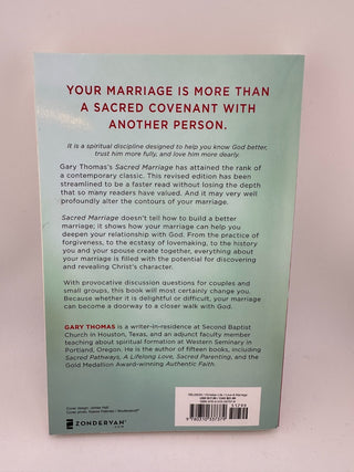 Sacred Marriage Gary Thomas Revised Updated Paperback
