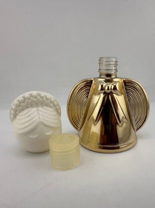 Vintage 1976 Avon Golden Angel Sweet Honesty Cologne 1 oz Figural Bottle