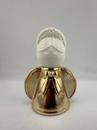 Vintage 1976 Avon Golden Angel Sweet Honesty Cologne 1 oz Figural Bottle
