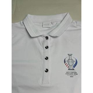 Ping Womens White Solheim Cup Finca Cortesin Polo Shirt 2023