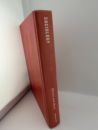 Sociology Paul B Horton Chester L Hunt 1964 Hardcover