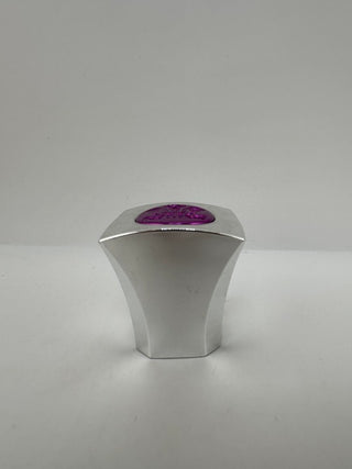 Silver Square Cap Round Purple Seal Old Style Gen 1-2