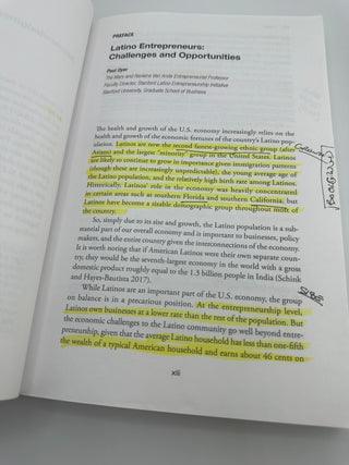 Advancing U.S. Latino Entrepreneurship Economic Policy Book Marked Copy