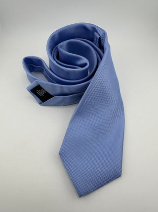 Croft & Barrow Light Blue Solid Textured Polyester Tie
