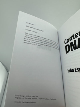 Content DNA by John Espirian (2020 Paperback) Marketing & Branding Book