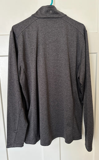 OGIO Men’s XL Gray 1/4 Zip Pullover Liberty Logo Performance Fleece