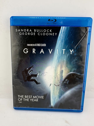 Gravity Blu-ray DVD Combo Sandra Bullock George Clooney Sci-Fi Thriller 2013