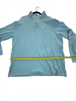 IZOD Men's Light Blue Half-Zip Pullover Sweater XL
