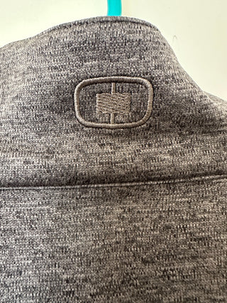 OGIO Men’s XL Gray 1/4 Zip Pullover Liberty Logo Performance Fleece