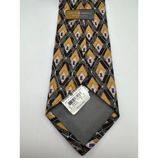Robert Talbott Best of Class Silk Tie Black Gold Geometric USA Nordstrom