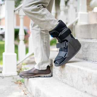 United Ortho Short Air CAM Walker Fracture Boot Small Black Pneumatic Walking Boot
