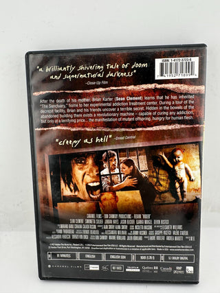 Hidden DVD 2012 Horror Thriller Not Rated Sean Clement Film
