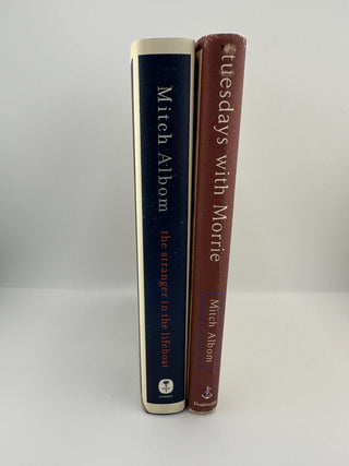 Mitch Albom 2 Book Lot Tuesdays With Morrie Lifeboat HC