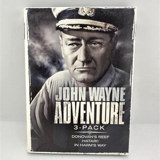 John Wayne Adventure 3-Pack DVD Donovan’s Reef Hatari In Harm’s Way Widescreen
