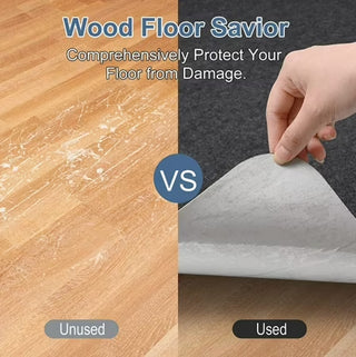 55"x35" Office Chair Mat for Hardwood Floors Non Slip Floor Protector Dark Gray