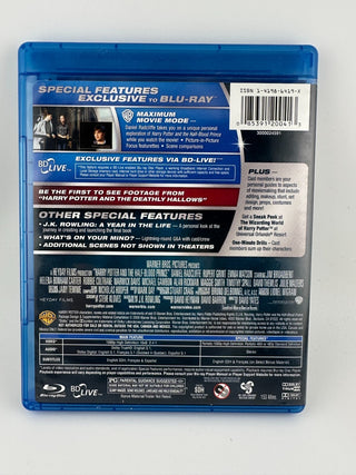 Harry Potter and the Half-Blood Prince Blu-ray Movie