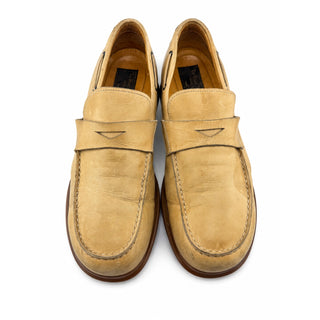 To Boot New York Adam Derrick Mens 9 Beige Leather Penny Loafers Made Italy EU42