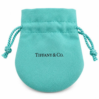 Tiffany & Co Blue Suede Jewelry Pouch Drawstring Dust Bag