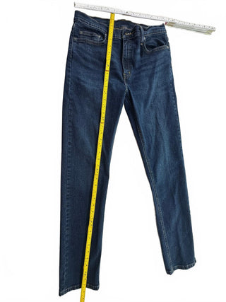 George Men's Slim Fit Blue Denim Jeans Size 32 Medium-Dark