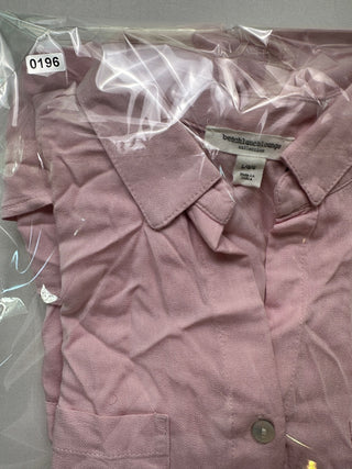 BeachLunchLounge Pink Viscose Button-Up Shirt Women's Large