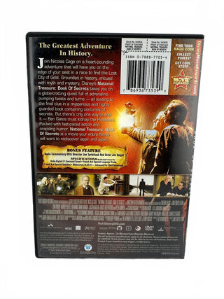 National Treasure 2: Book of Secrets DVD Starring Nicolas Cage - Walt Disney