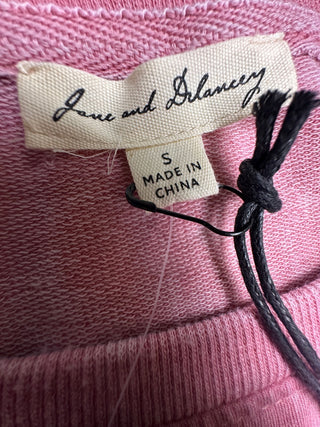Jane and Delancey Women's Pink Short Sleeve Crew Neck T-Shirt Size Small