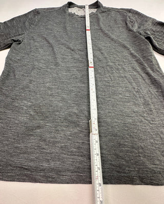 Hill City Men's L Gray Long Sleeve Performance Shirt